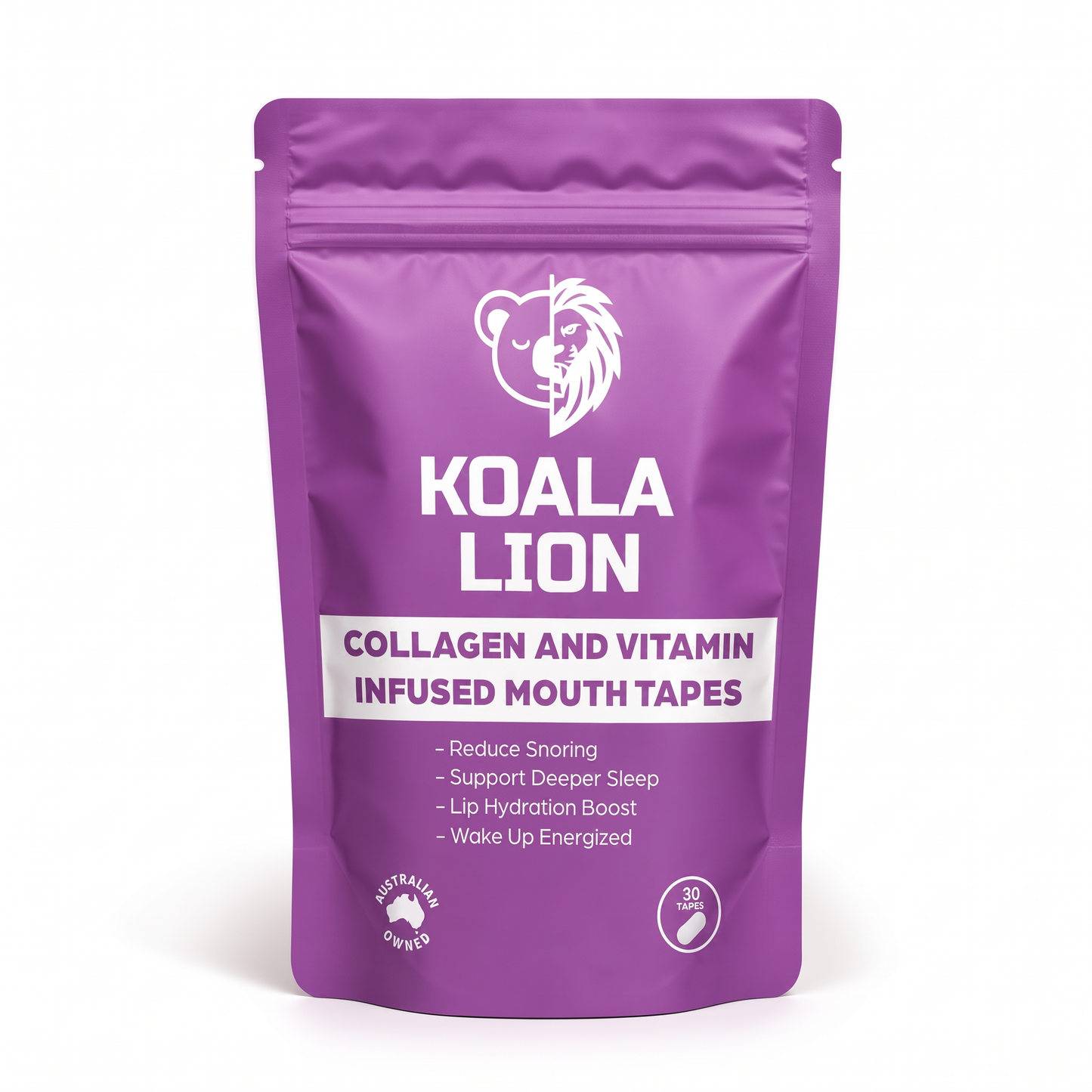 Mouth tapes - Collagen and Vitamin infused (30 tapes per pack)