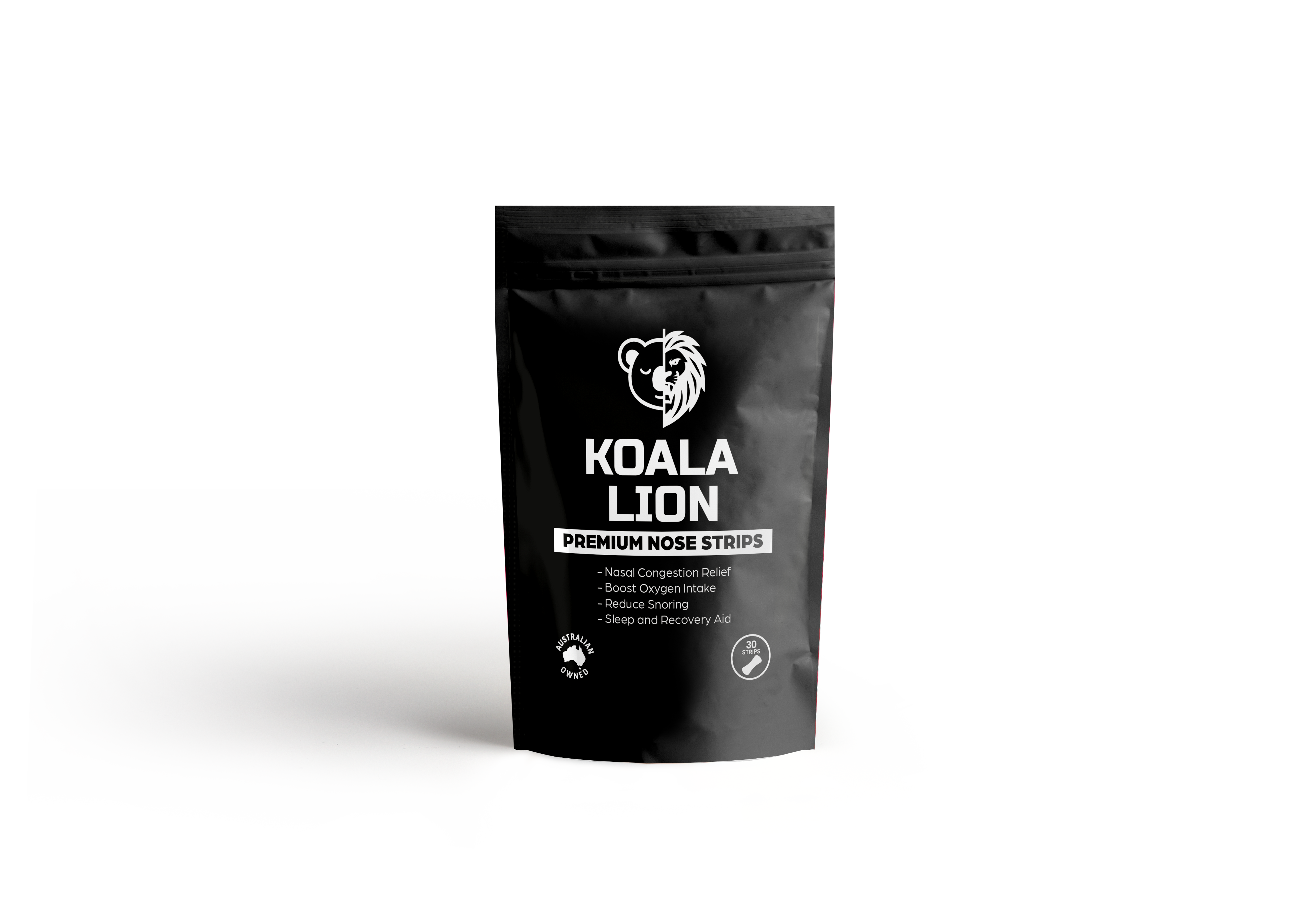 Nasal Strips Lite 30 Pack | KOALA LION Breathing Strips